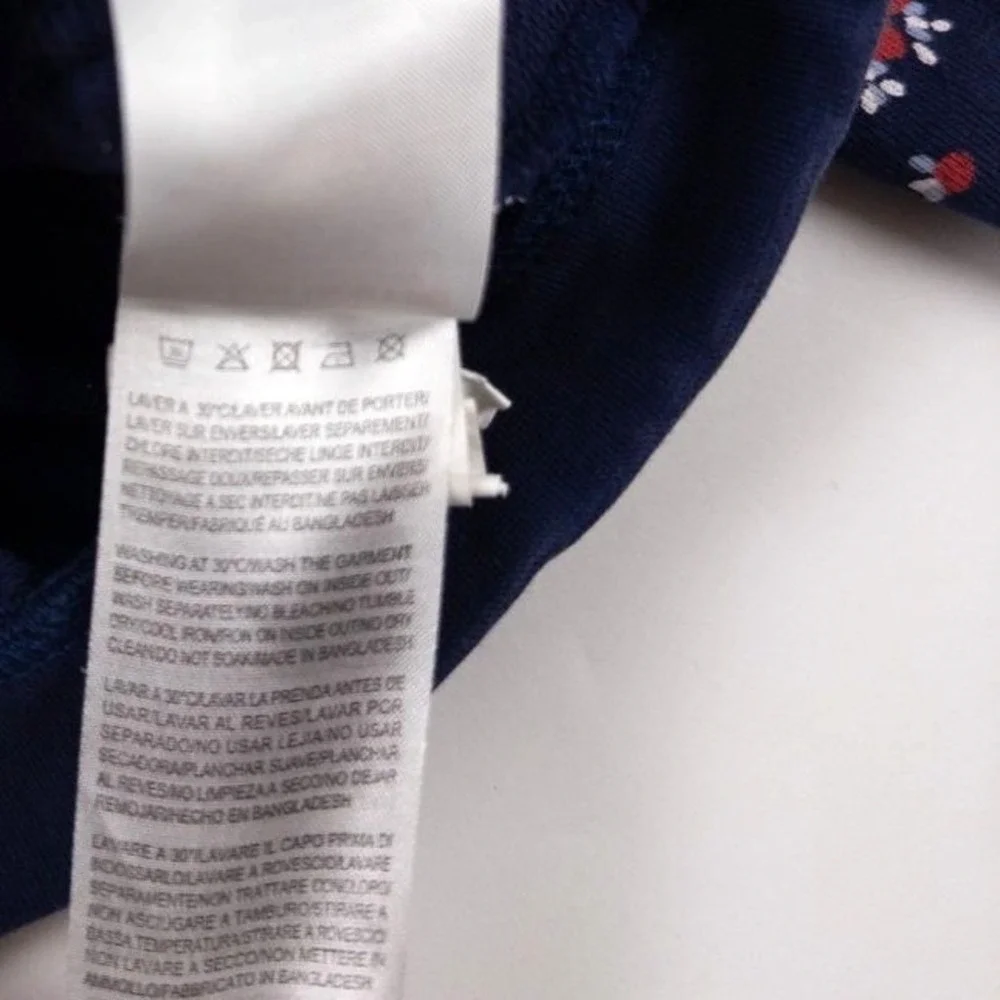 Sergent Major Sweatsuit Kids 2T Navy Blue Floral Hoodie and‎ Joggers Set